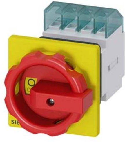 Siemens Lasttrennschalter 3polig 16A 690 V/AC Rot Gelb 6mm² 3LD20540TK53 - Bild 1