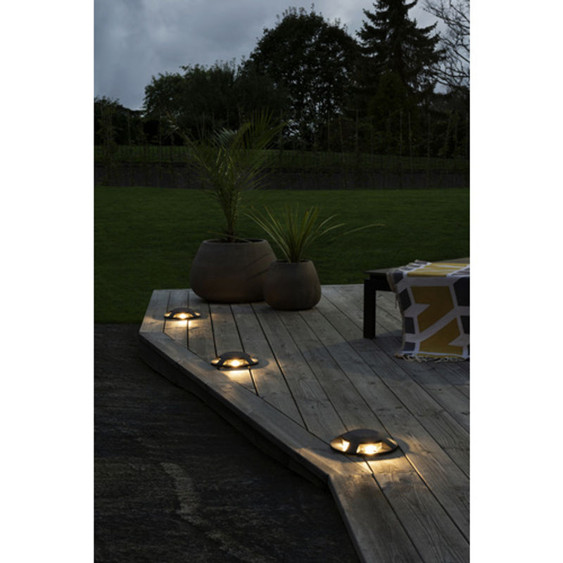 Konstsmide Außenleuchte Ground Spot LED in Schwarz mit Leuchtmittel B/T/H: 20 x 20 x 4,5 cm - Bild 2