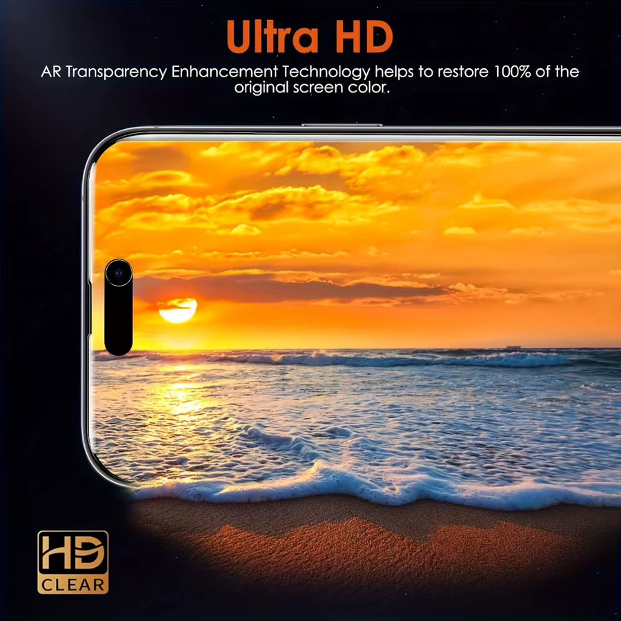 NNBILI 4er-Set Hydrogel-Displayschutzfolie für iPhone 17 16 15 14 13 12 11 Pro Max 17e 17Air, transparent und glänzend - Bild 5