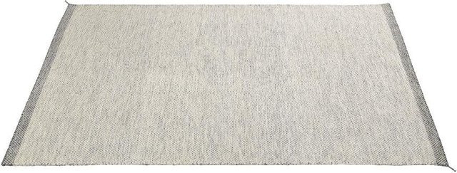 Muuto Ply Teppich aus Wolle in Weiß, rechteckig und skandinavisch im Design - Bild 1
