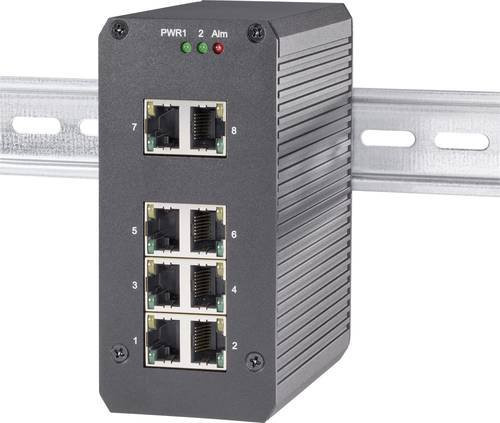 Renkforce RF-3336016 GSHS800 Netzwerk Switch Ethernet/LAN in Schwarz - Bild 1