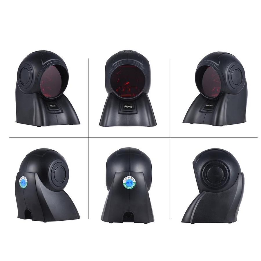 Aibecy Omnidirektionaler 1D USB-Orbit-Barcode-Scanner in Schwarz mit 20-Zeilen-Scan und 1800 t/s Geschwindigkeit - Bild 8