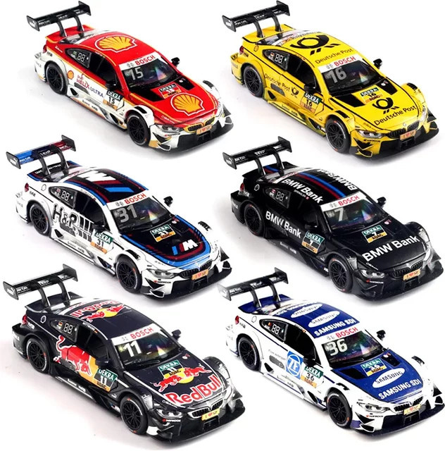 MAKEDA BMW M4 DTM M8 GTE, Spielzeugautos, Metall, mit Licht und Sound - Bild 1