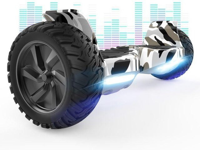 RCB Hoverboard Hummer All-Terrain, 8,5 Zoll, LED, Bluetooth, Camouflage - Bild 1