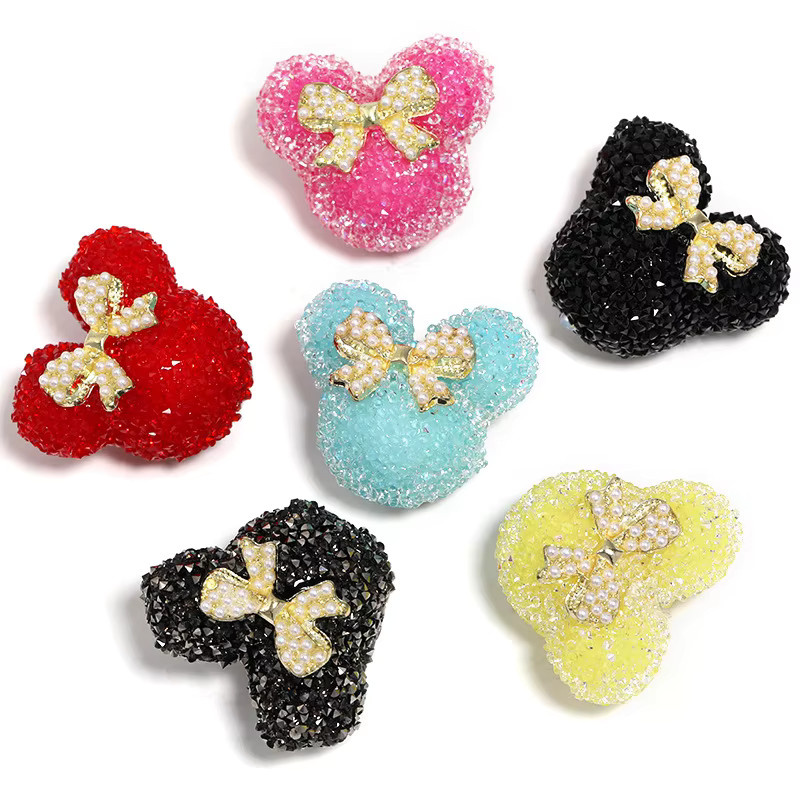 Perle, Cartoon Maus Kopf, Bunt, DIY Schmuck Zubehör - Bild 3