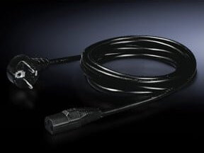 Rittal Anschlusskabel 230V Schwarz 1,5m für D/F/B DK 7200.210 - Bild 1