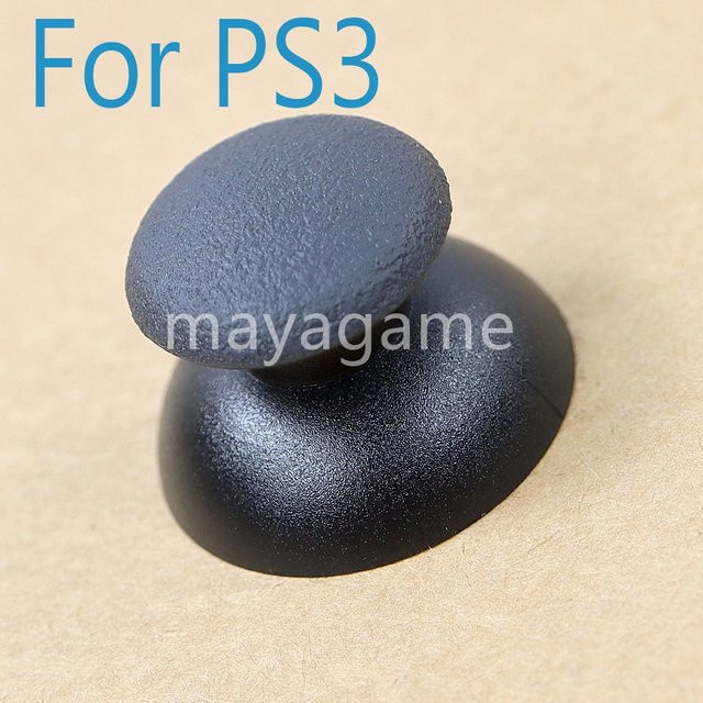 OCGAME 10 Stück Thumbstick Analog 3D Joystick Cap Tasten in Schwarz für Playstation 3 PS3 Controller Ersatzteile - Bild 1