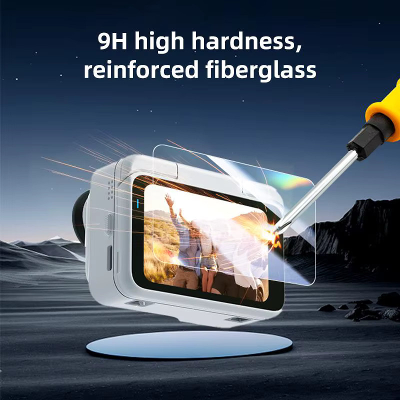 PULUZ 2-in-1 Bildschirm- und gehärtete Glasfolie für die Insta360 GO Ultra Action-Kamera in Transparent - Bild 5