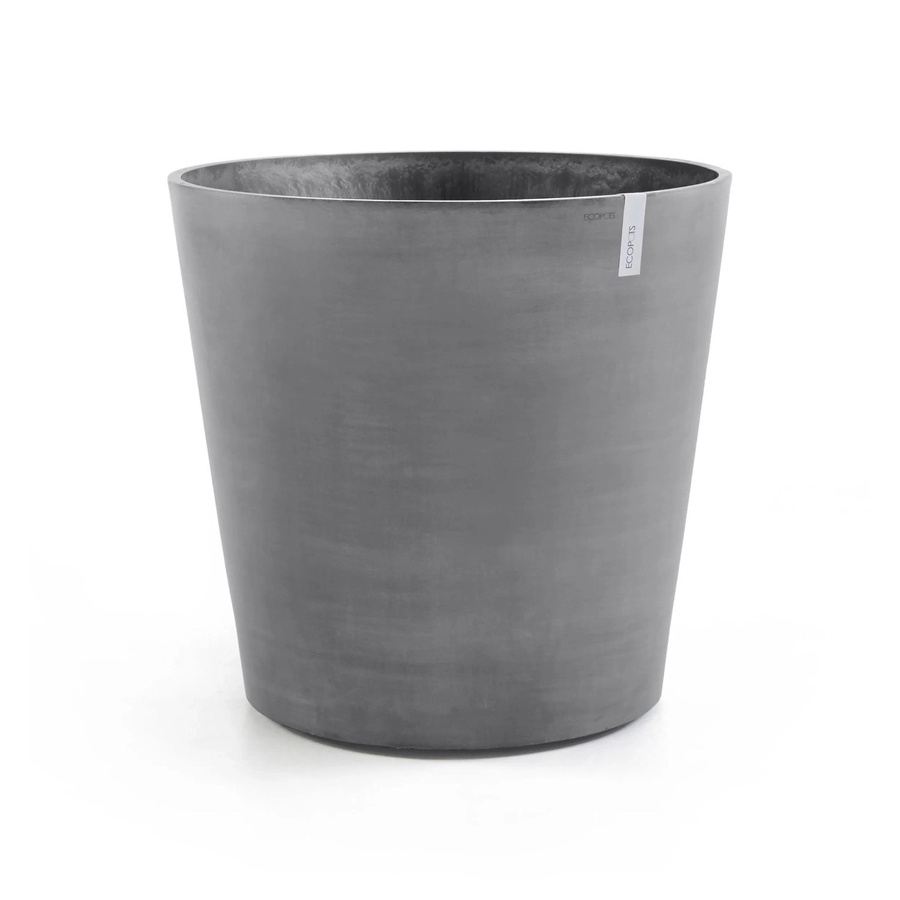 Ecopots Pflanztopf Amsterdam mit Rollen Grau rund Durchmesser: 100 cm, Höhe: 87,5 cm - Bild 2