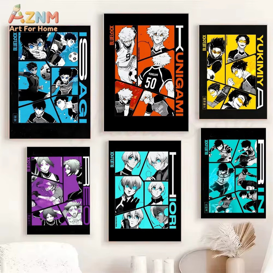 Kayou Anime Blue Lock Poster als moderner Papierdruck in Mehrfarbig für deine Wanddekoration - Bild 2