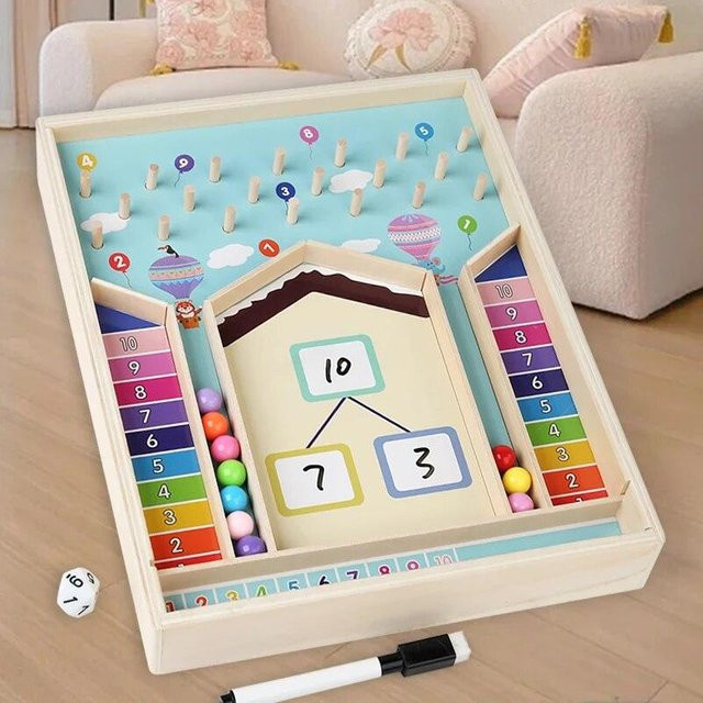 Kidsly Montessori Mathematik Zählen Lernen Spielzeug, Lehrmittel - Bild 1