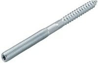Fischer Stockschraube STST mit Torx-Antrieb, verzinkt, Farbe: Silber, Durchmesser: 12 mm, Länge: 160 mm - Bild 1