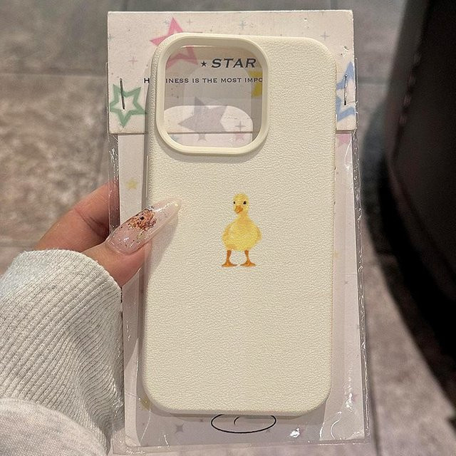 Wolkerfly Handyhülle mit Litschi-Muster in Gelb für iPhone 17 16 15 14 13 12 11 Pro Max Plus Air XS X XR 16E Cover - Bild 1