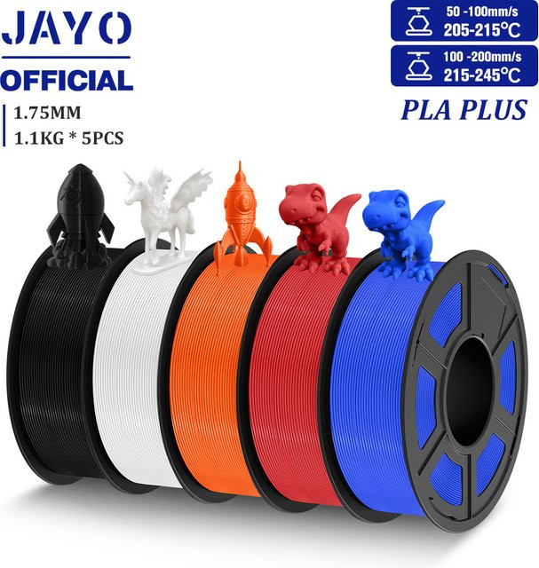 JAYO PLA Plus 3D-Drucker-Filament 1,75 mm Multicolour Macarone - Bild 1