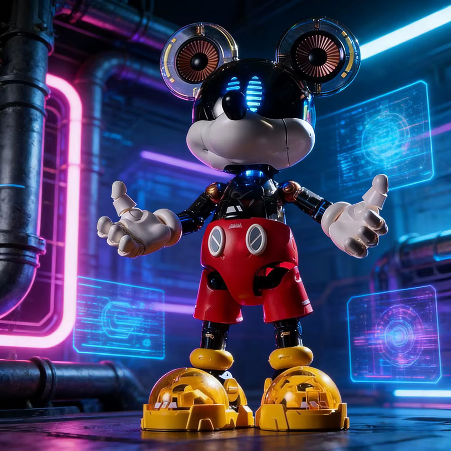 Disney Mickey Donald Duck Actionfiguren, Spielzeugset, Kunststoff - Bild 2
