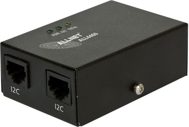 ALLNET ALL4460 Schaltaktor in Schwarz aus Aluminium - Bild 1
