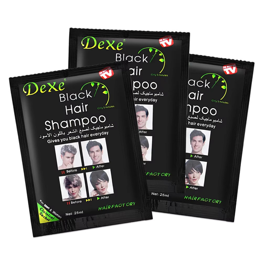 Dexe Fast Black Hair Shampoo, Haarpflege, 10 Stück - Bild 6