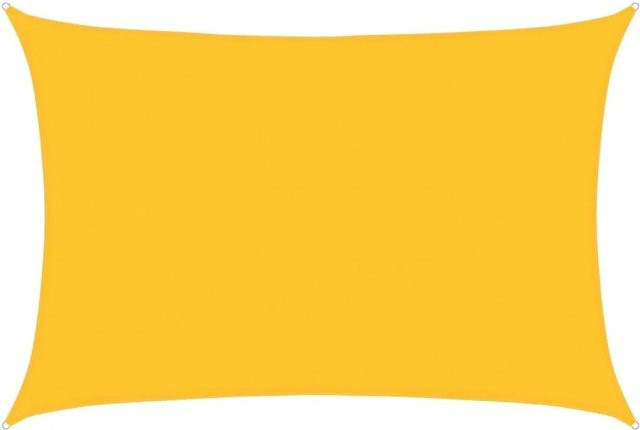 Furnicato Sonnensegel Rechteckig Gelb aus HDPE, B x T: 4 x 6 m - Bild 1