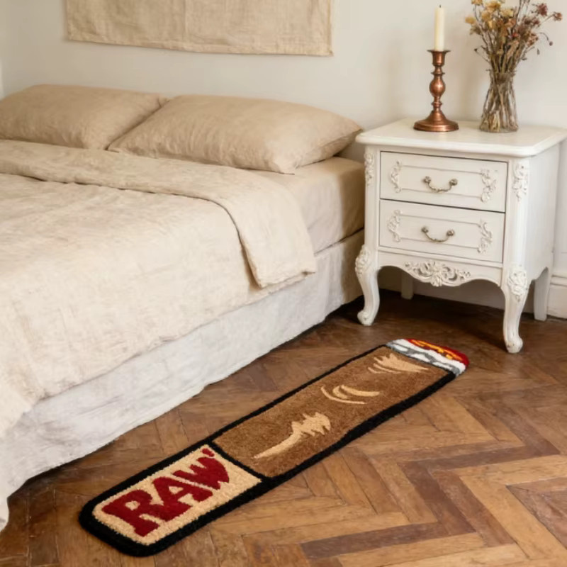 VIKAMA Zigaretten-Langteppich, weicher und rutschfester Teppich in Multicolour für Wohnzimmer und Schlafzimmer - Bild 3