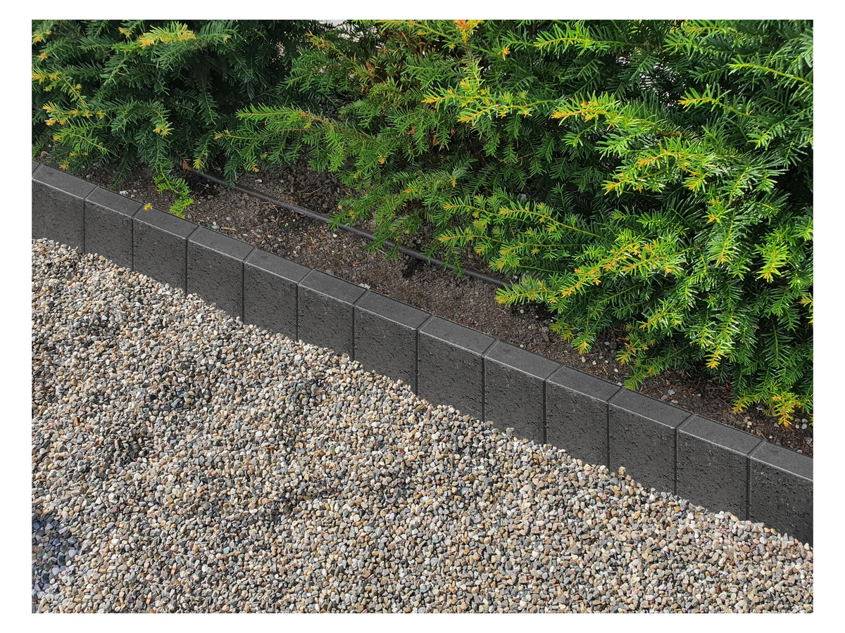 Mr. GARDENER Palisade Luna Beton Grau B/H/T: 12,5 x 25 x 6 cm - Bild 2
