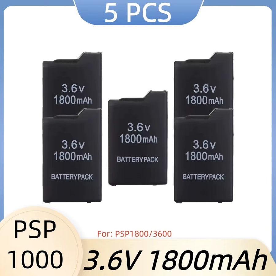 Sony Lithium-Ionen-Akku 1800 mAh 3,6 V für PlayStation Portable PSP-110 PSP-1001 PSP1000 in Schwarz - Bild 2