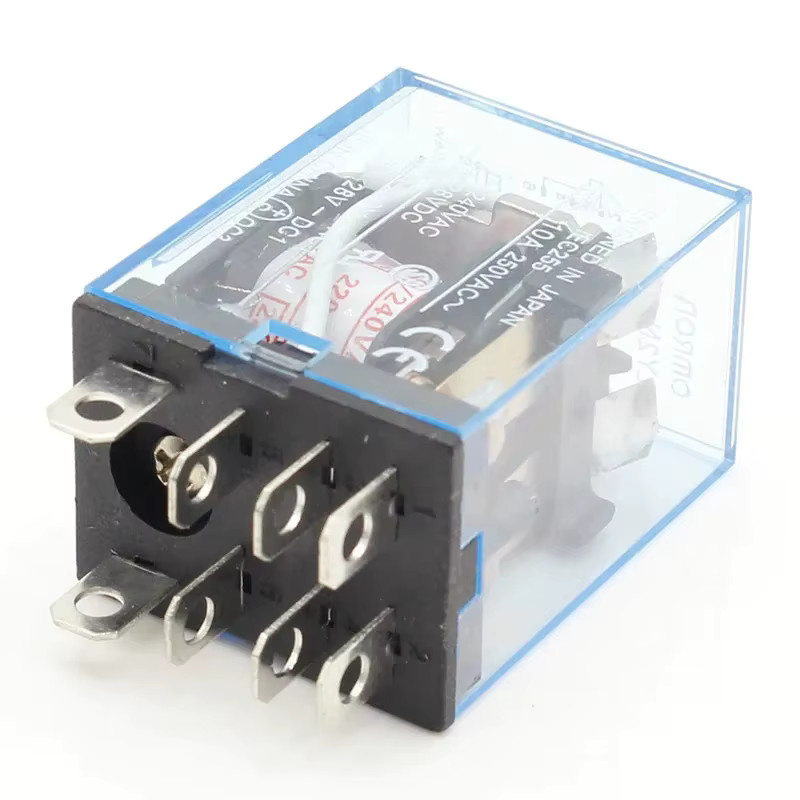 ELECAPITAL LY2NJ Elektronisches Mikro-Elektromagnetrelais mit LED-Lampe, 10A, 8 Pins, DPDT, Spule AC 220 V - Bild 2