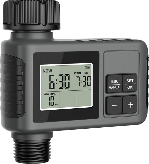 Insoma Automatischer Bewässerungstimer mit LCD-Display und IPX5 Wasserschutz für dein intelligentes Garten-Bewässerungssystem - Bild 1