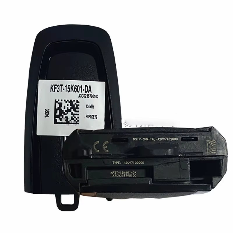 QZKJ Smart Key Ersatzfernbedienung für Lincoln 4-Tasten, 433,92MHz FSK, KF3T-15K601-DA, Schwarz - Bild 3