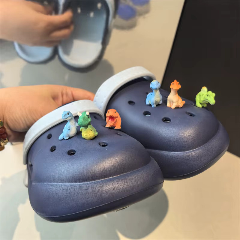 Mesuca Schuh-Charms, 3D Cartoon Dinosaurier, Bunt, Unisex - Bild 1