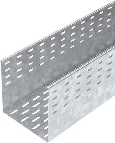 OBO Bettermann Kabelrinne 6083056, Farbe: Silber, B/H/L: 200,00 x 200,00 x 300 cm - Bild 1