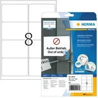 Herma Adressetiketten Weiß aus Papier, B: 9,91 cm, H: 6,77 cm, 200 Stück - Bild 1
