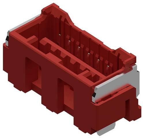 Molex Einbau-Buchsenleiste Standard 502584-0762 Tape on Full reel in Rot - Bild 1