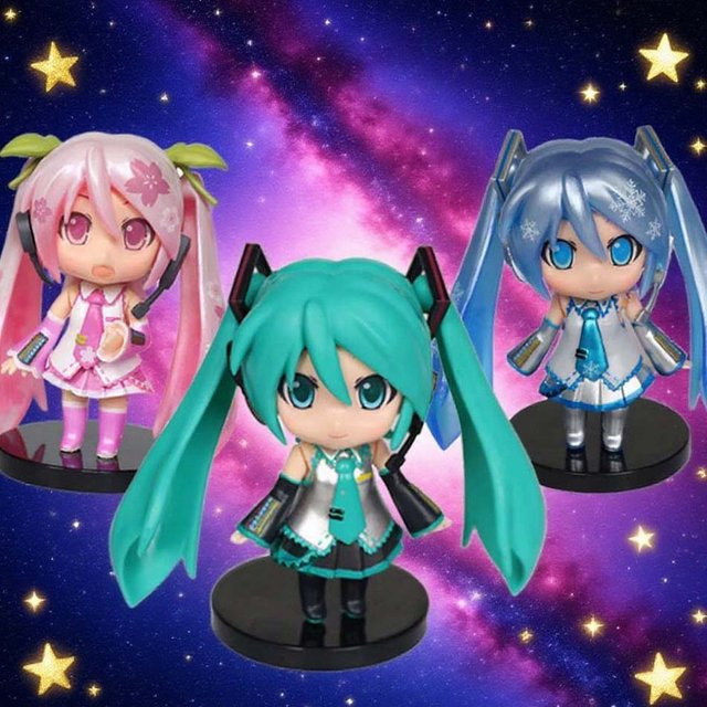 Bandai Hatsune Miku Figur, Rosa Grün, Einzelfigur, adults - Bild 1