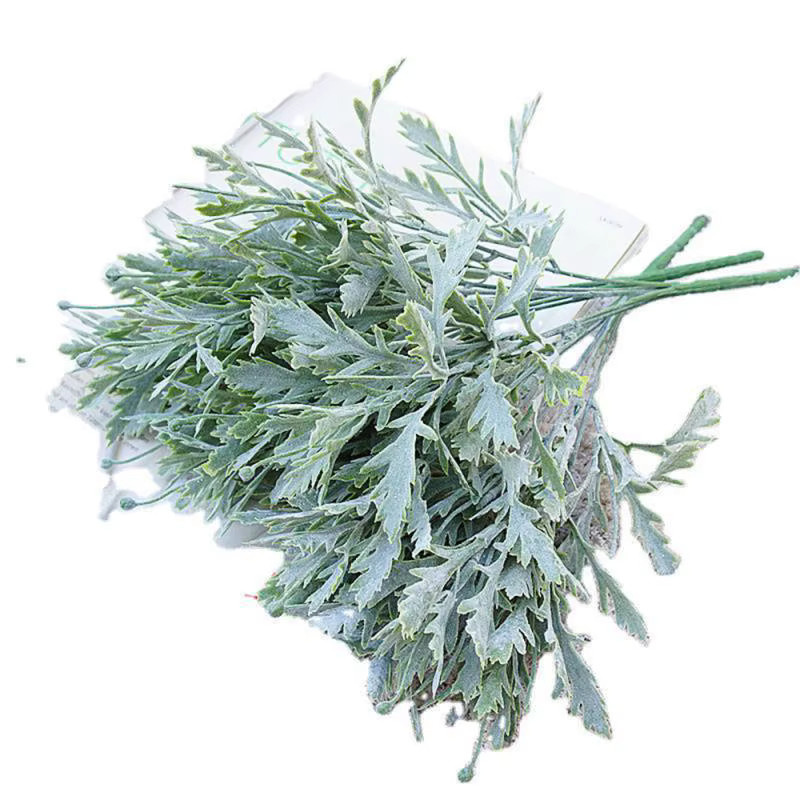 XIAOYINMO Künstliche Chrysanthemen in Grün als florale Dekoration für Hochzeit, Valentinstag und Fotografie - Bild 2