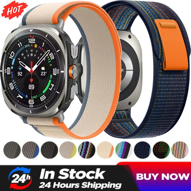 Samsung Uhrenarmband Nylon, Trail Loop Strap, Samsung Galaxy Watch Ultra 2025, Samsung Watch 7 Ultra 47 mm, Unisex - Bild 1