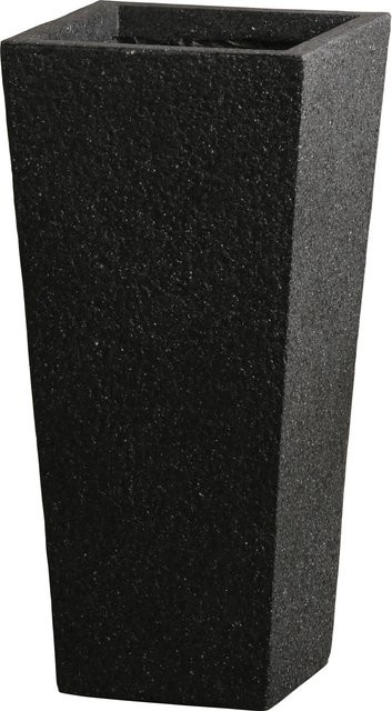 Fibreclay Blumengefäß eckig Anthrazit B/T/H: 18 x 18 x 38,5 cm - Bild 1