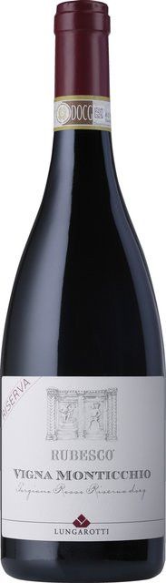 Lungarotti Rubesco Vigna Monticchio Riserva 2019, Rotwein aus Umbrien, Sangiovese, trocken, 0,75 l - Bild 1