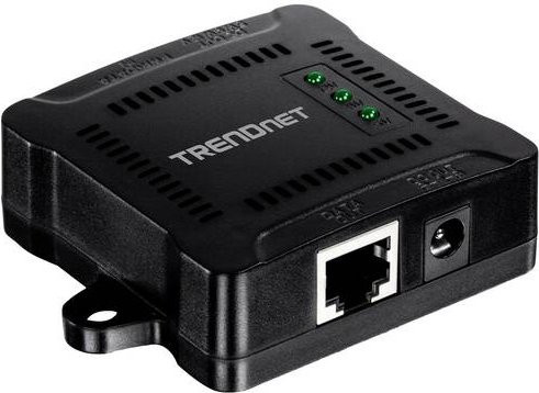 TrendNet TPE-104GS PoE Splitter Gigabit Ethernet LAN Schwarz IEEE 802.3af 12.95 W - Bild 1