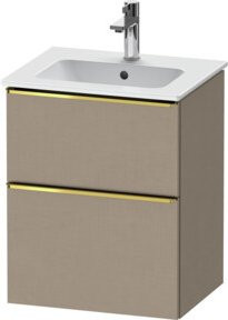 Duravit Waschtischunterschrank D-Neo in Beige, Wandmontage, B: 51,0 cm, T: 40,2 cm, H: 62,5 cm - Bild 1