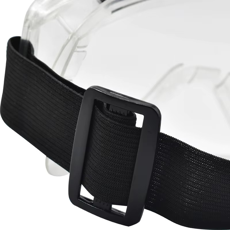 Professionelle Full Vision Schutzbrille in Transparent, beschlagfrei, spritzwasser-, staub-, wind- und sanddicht für Sport, Reiten und Skifahren - Bild 4