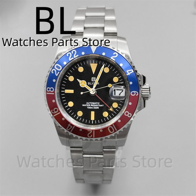 Bliger Armbanduhr, Herren, Edelstahl, 40 mm, Saphirglas, Datum, 10 ATM - Bild 1