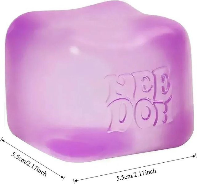 Schylling NeeDoh Nice Cube, Stressabbau Sensorisches Spielzeug, Fidget Tool - Bild 1