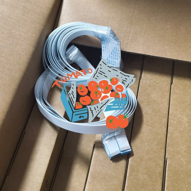 Epson Druckkopf-Verdrahtung mit weißem Kabel für R2000 R1800 R1900 R2400 R2880 UV DTG DTF Zylinder Drucker A3 8 Farben - Bild 1