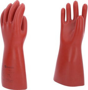 KS Tools Elektriker-Schutzhandschuhe Klasse 1 in Rot, Größe XL - Bild 2