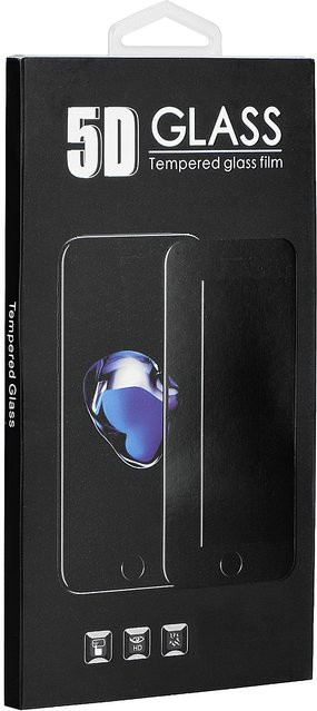 OEM Displayschutzfolie aus gehärtetem Glas für Apple iPhone 11 Pro, iPhone XS und iPhone X, 5D Full Glue, Schwarz - Bild 1
