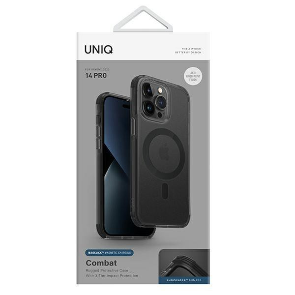 UNIQ Magclick Schutzhülle für iPhone 14 Pro in Schwarz - Bild 3