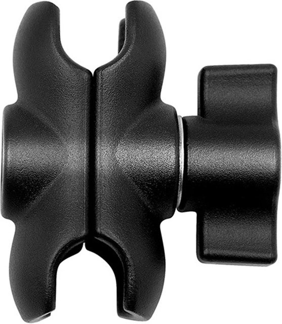 ERIKOLE RAM-Halterung Doppelsockel Kurzarm für 1 Zoll (25mm) Kugelkopf in Schwarz - Bild 1