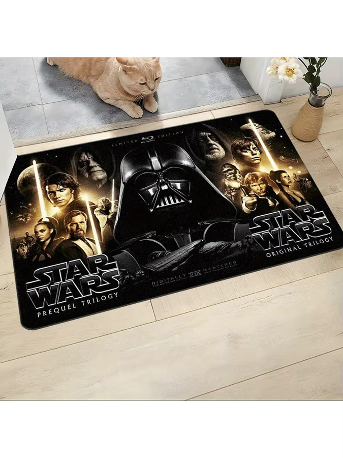 Beast Kingdom Star Wars Fußmatte aus Polyester mit Motiv, rutschfest und waschbar, B/T: 60 x 60 cm, Multicolour - Bild 7