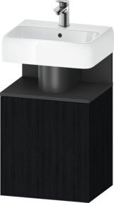 Duravit Waschtischunterschrank Qatego in Graphit mit Eiche, B/T/H: 44 x 35 x 64,5 cm - Bild 1