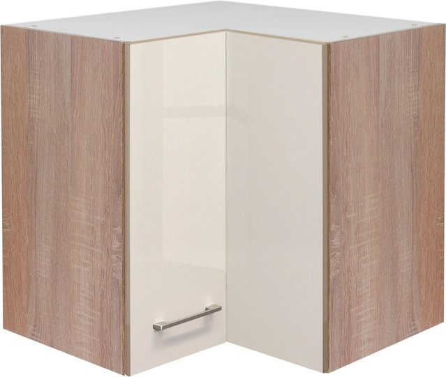 Flex-Well Eck-Hängeschrank Nepal für die Küche, Farbe Beige, B/T/H: 60 x 60 x 32 cm - Bild 1